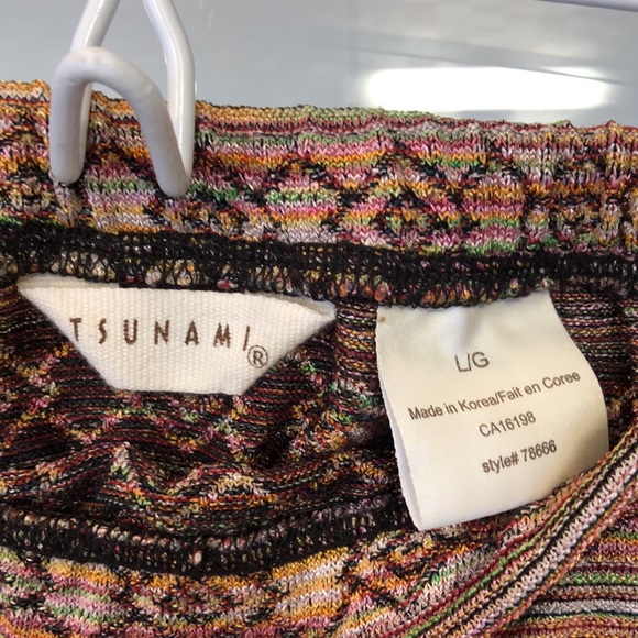 Beautiful barely-worn multicoloured knit maxi skirt. - Picture 4 of 4